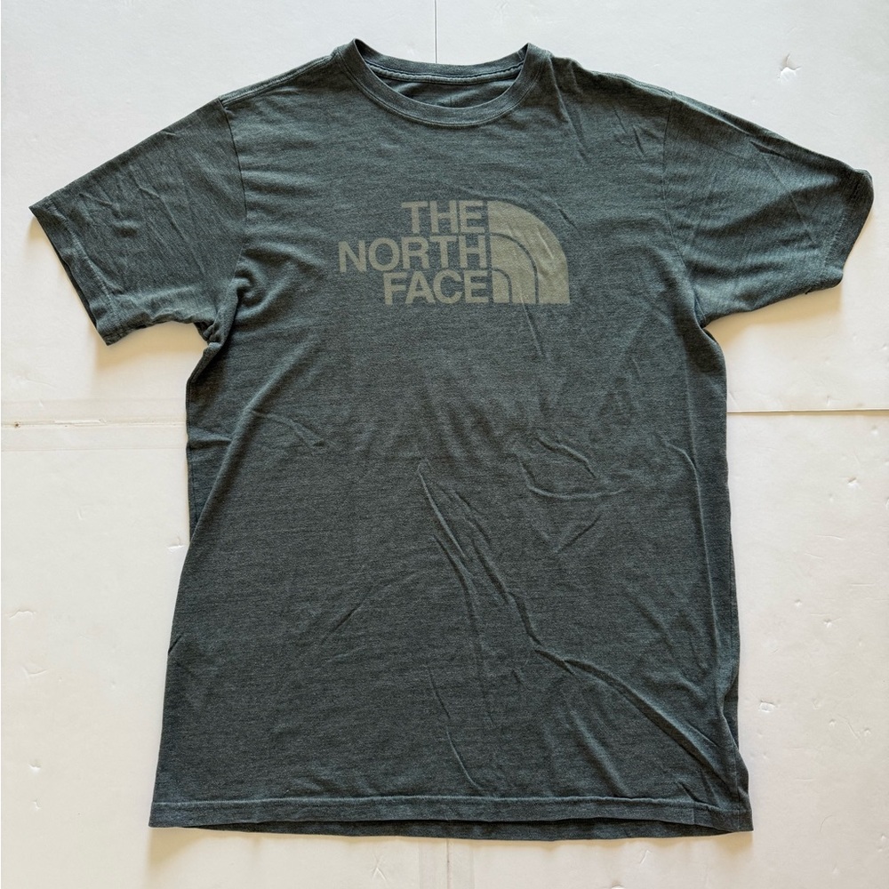 The North Face Men's Charcoal Green Tee